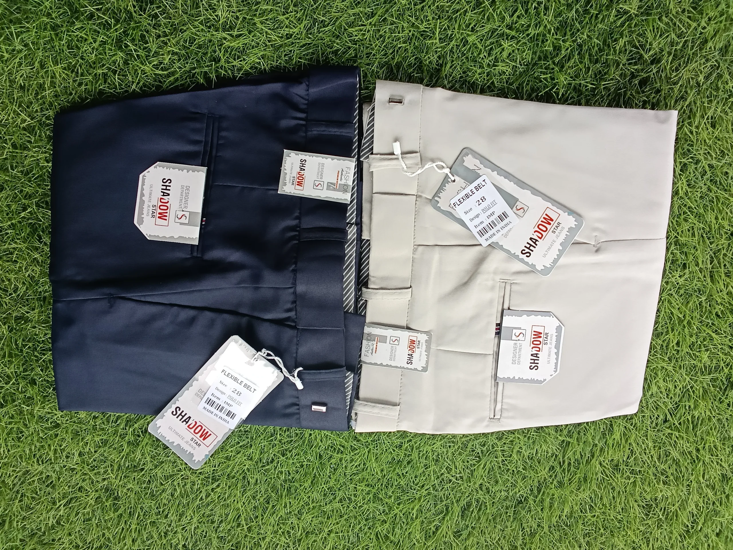 Arun Adda 2 Formal Pants Combo 2 @ ₹799